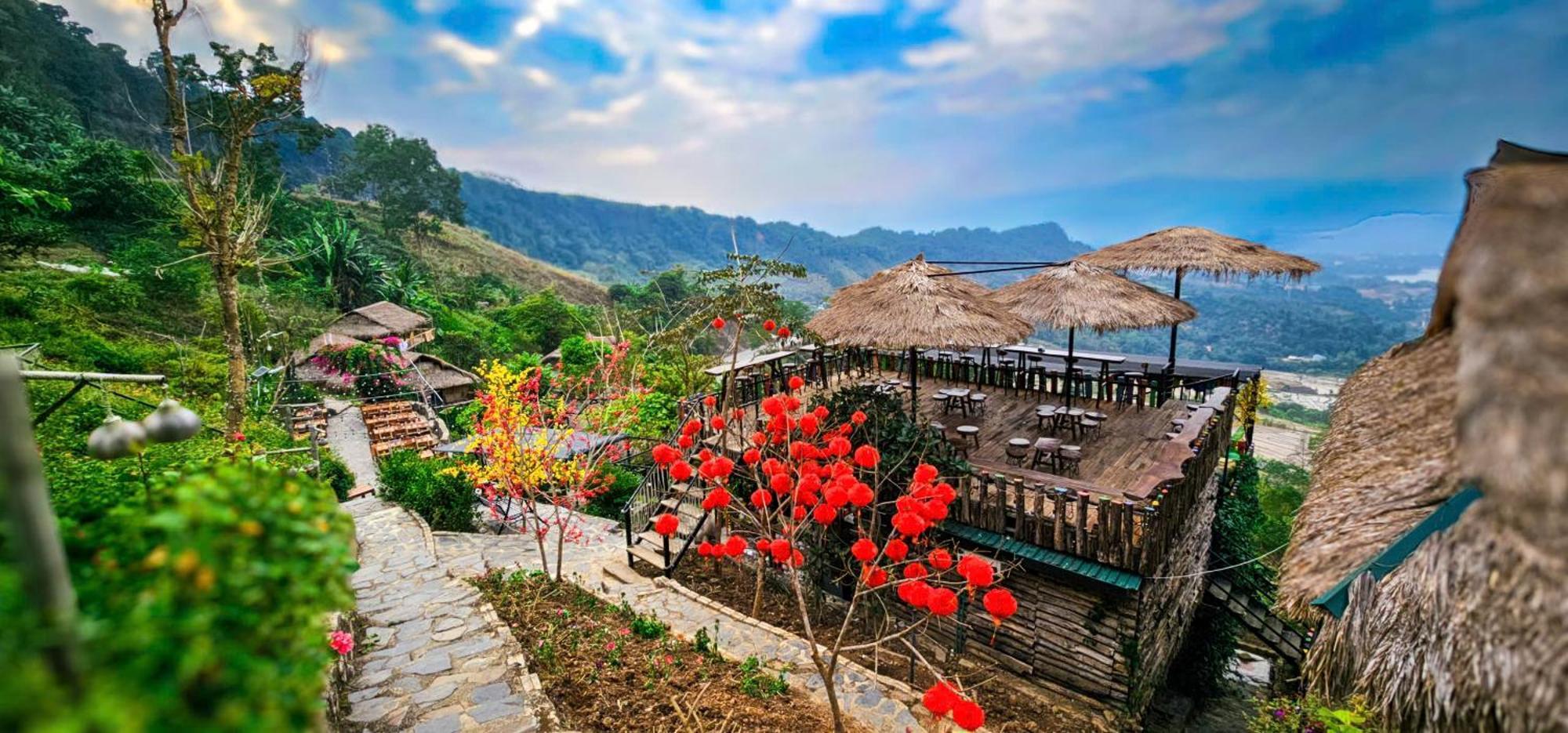 Ecolodge Ke Nenh Dien Bien Ban Hin Lom Exteriör bild