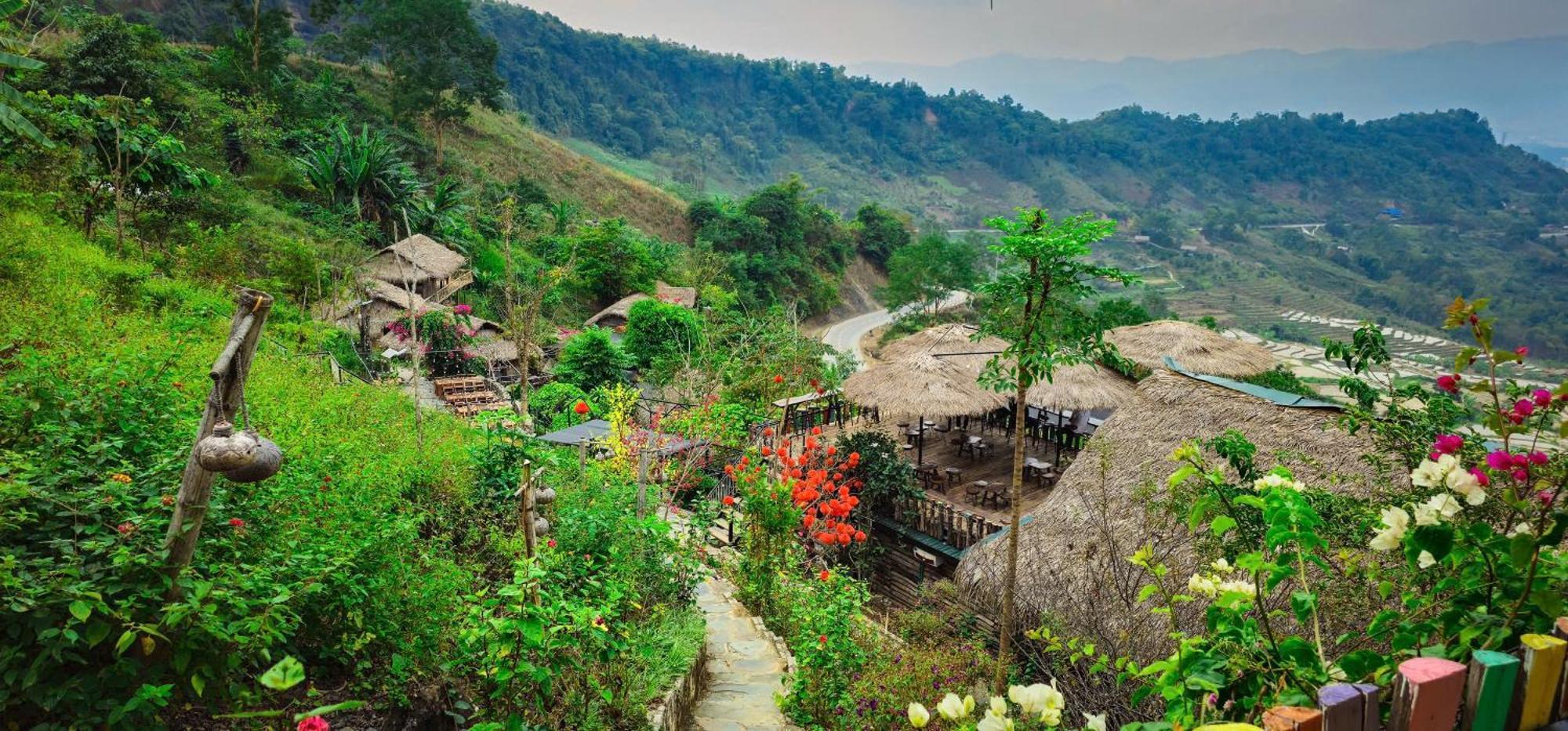 Ecolodge Ke Nenh Dien Bien Ban Hin Lom Exteriör bild