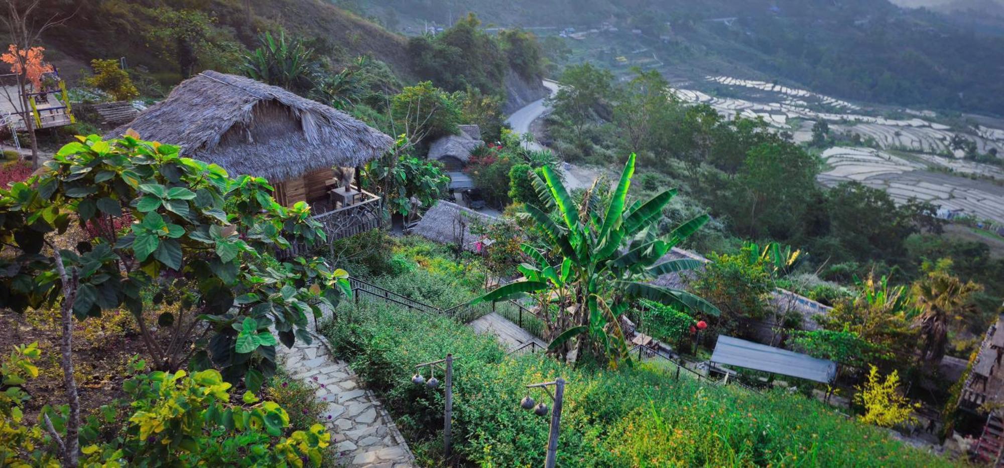 Ecolodge Ke Nenh Dien Bien Ban Hin Lom Exteriör bild