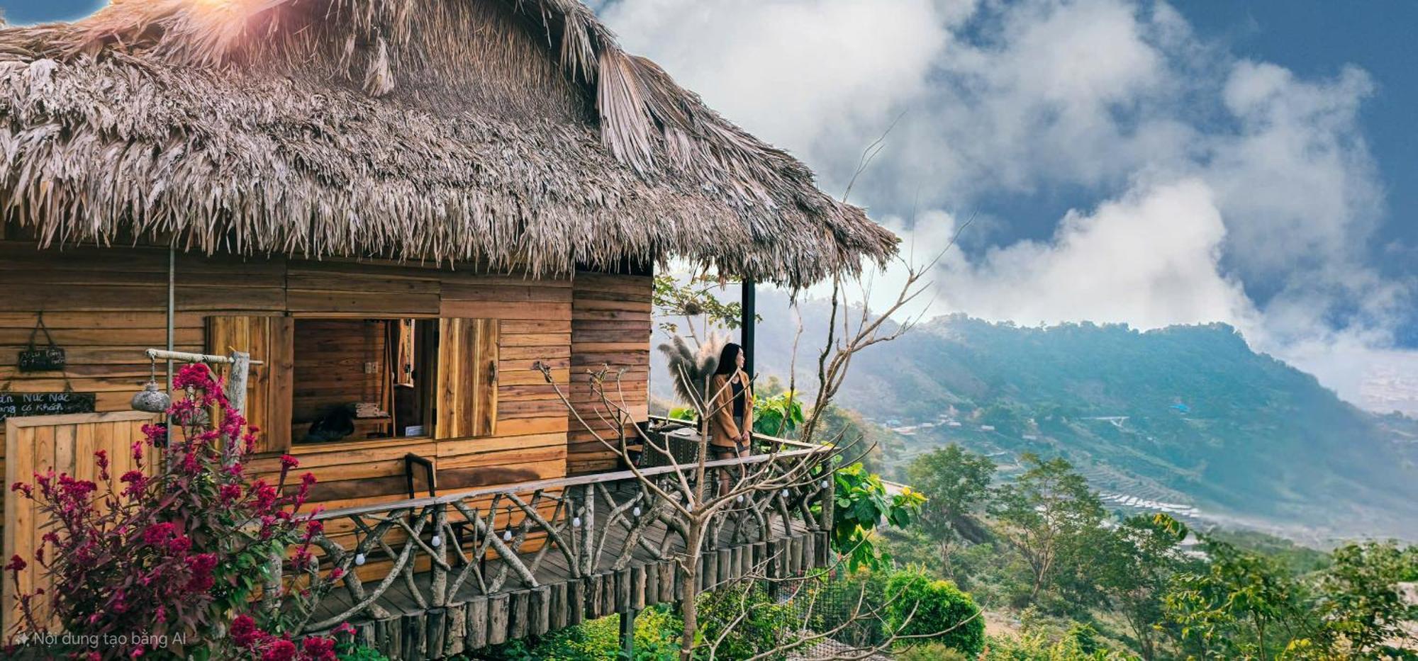 Ecolodge Ke Nenh Dien Bien Ban Hin Lom Exteriör bild