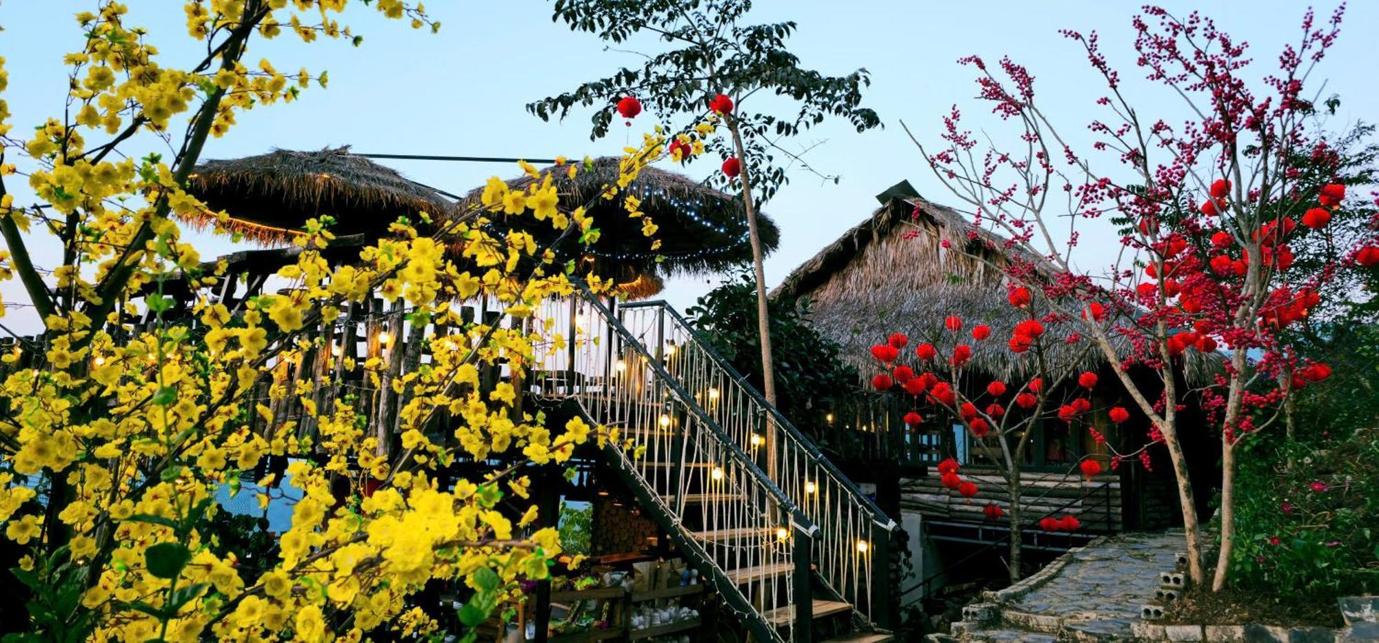 Ecolodge Ke Nenh Dien Bien Ban Hin Lom Exteriör bild